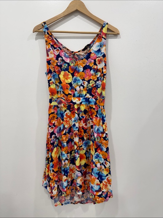 g21 Dresses & Skirts - G21 Floral Sleeveless Fit & Flare Dress Women’s Large Multicolor Rayon